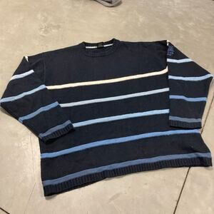 vintage y2k striped southpole sweater